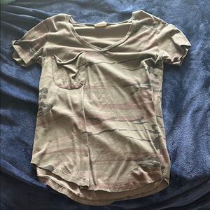 Camo Print Women's Top
